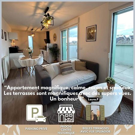 Les Terrasses De Saint Martin Lägenhet Rennes Exteriör bild