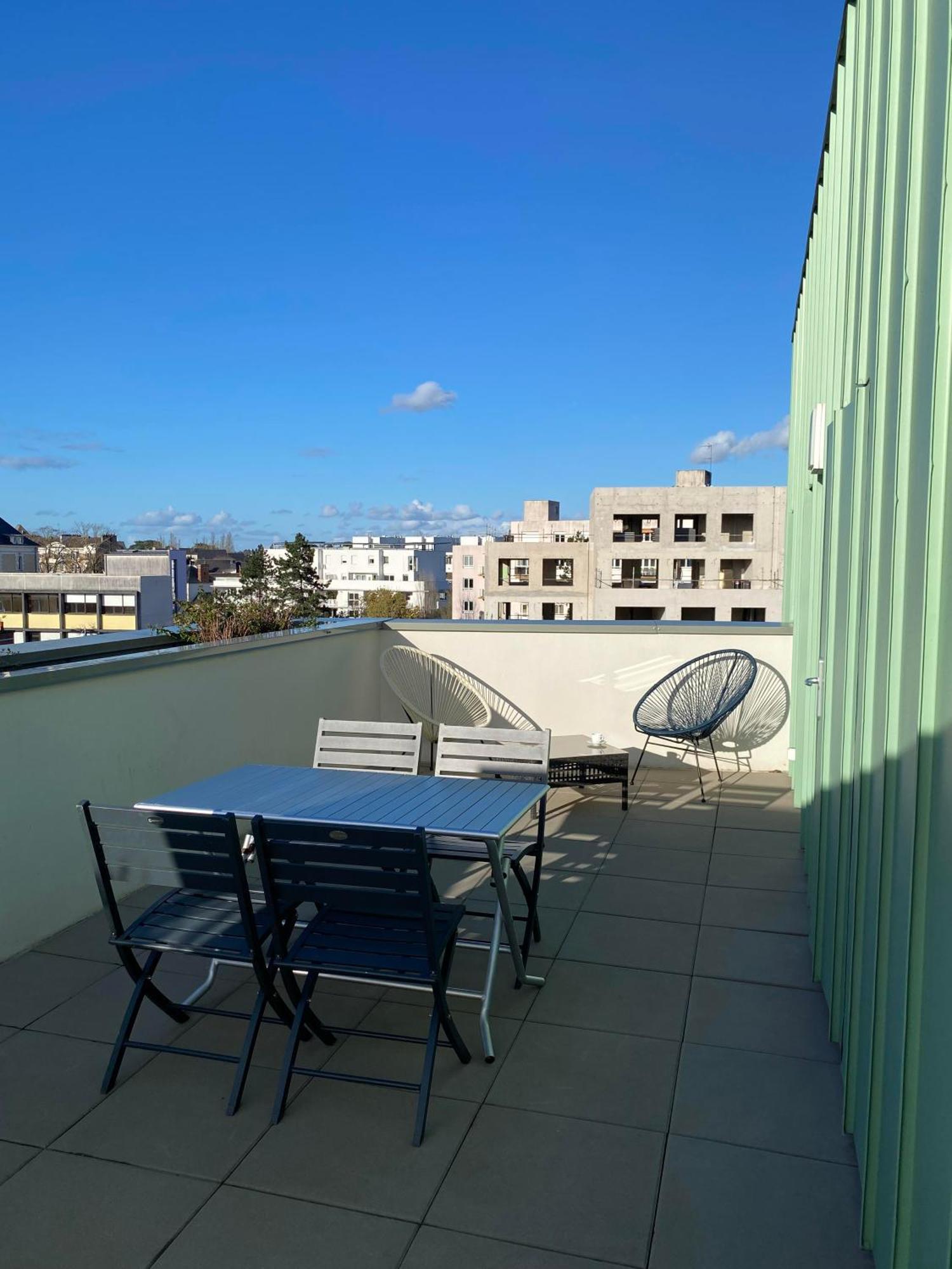 Les Terrasses De Saint Martin Lägenhet Rennes Exteriör bild